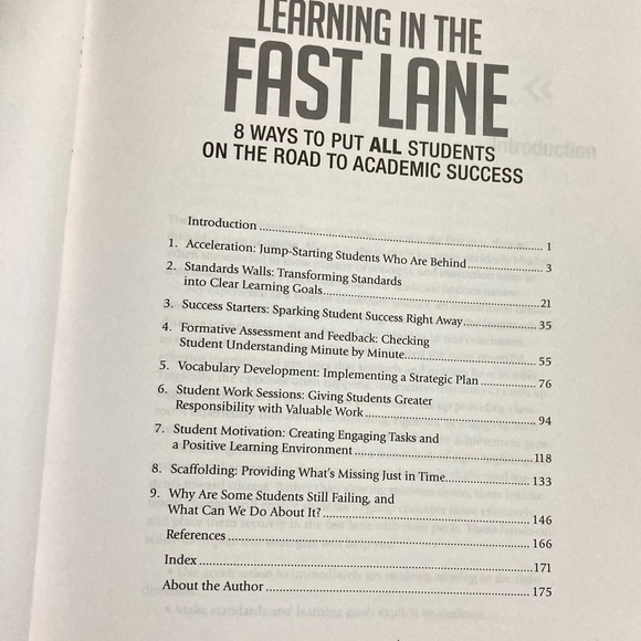 Learning in the Fast Lane: 8 Ways to Put ALL Students on the Road to Success - Picture 2 of 4